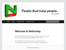 Tablet Screenshot of nesociety.org